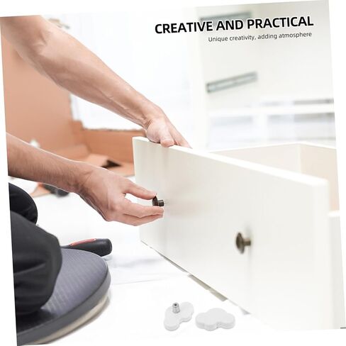 6pcs Cabinet Knobs Drawer Pulls Soft Rubber Modern Design for Home Furniture in Kuwait