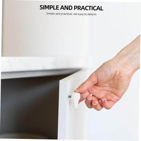 6pcs Cabinet Knobs Drawer Pulls Soft Rubber Modern Design for Home Furniture in Kuwait