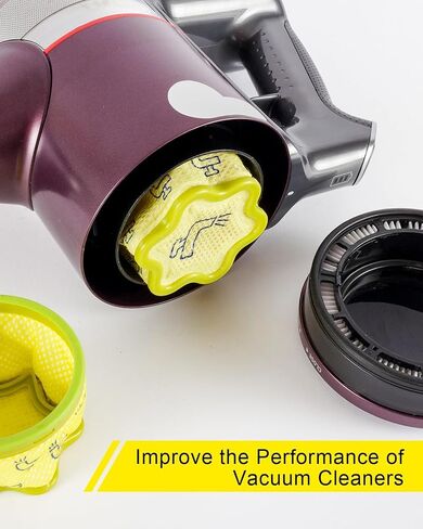 Vacuum Pre Filter Fit for LG CordZero A9 Cordless Stick Vacuum Cleaner | Captures Fine Dust and Debris, Enhances Filtration Performance and Helps Maintain Powerful Vacuum Suction in Kuwait