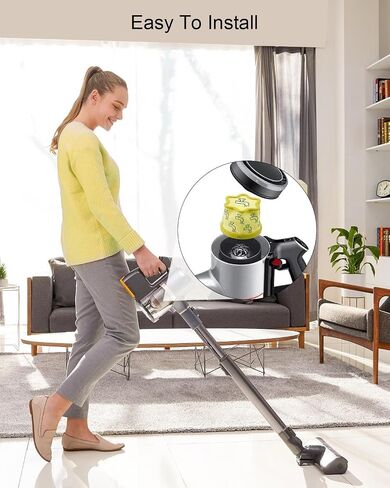 Vacuum Pre Filter Fit for LG CordZero A9 Cordless Stick Vacuum Cleaner | Captures Fine Dust and Debris, Enhances Filtration Performance and Helps Maintain Powerful Vacuum Suction in Kuwait