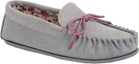 Mokkers LILY Ladies Suede Moccasin Slippers Stone UK 7 in Kuwait
