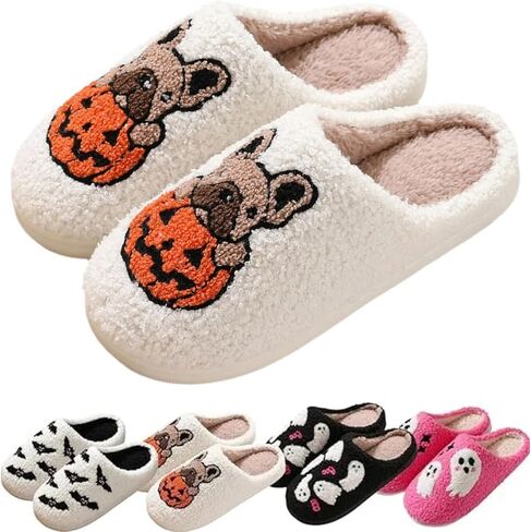 Halloween Slippers Fall Slipper 2026 Preppy Cute Aesthetic House Shoes in Kuwait