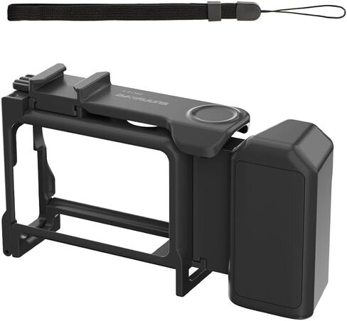 Two-in-one Detachable Rabbit Cage for DJI Action 6 2-in-1 Detachable Street Photography Handle Kit Protective Frame in Kuwait
