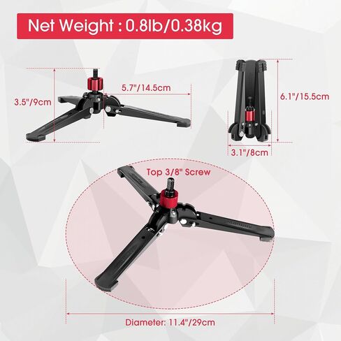 Monopods for Cameras with Feet, 6 Sections, 72'', Max Load 33 lbs, Camera Monopod Extendable Portable Travel Aluminum for DSLR Canon Nikon Sony Video Camcorder in Kuwait