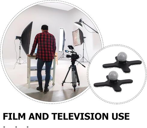 Vaguelly 2pcs Mm Motion Capture Reflective Tracking Ball Cross Marker | Quick Attachment and Removal for Intense Capture Scenarios Universal Compatibility Polyester Build in Kuwait