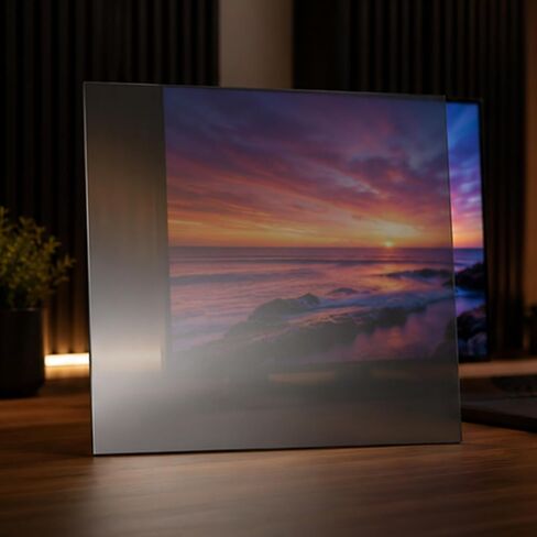 3 Pcs Acrylic Two Way Mirror: 12 x 12 x 0.04 Inch Sheets for Infinity Magic Projects & DIY, 12-Degree Angle of Incidence Reflective Screen in Kuwait
