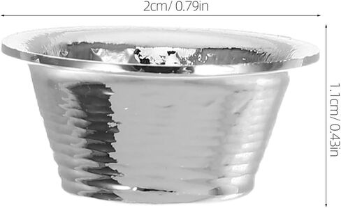 3pcs Flashlight Reflector Cup Replacement Part Silver Metal 1.1cm Hole | Precision Reflector Cup, Enhanced Light Utilization and Glare Reduction, for Indoor and Outdoor Use in Kuwait