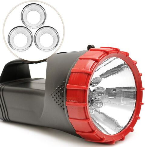 3pcs Flashlight Reflector Cup Replacement 1.1cm Hole Metal Silver | Focused Lighting, Easy Installation, Indoor and Outdoor Use, Precision Reflector Cup for Enhanced Light Utilization in Kuwait