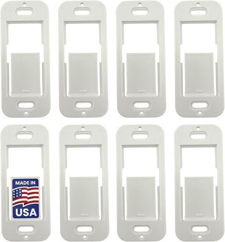 Wall Plate Bracket for Lutron Caseta Pico Remote (8 Pack) | Snap-in Wall Mount Holder for Lutron Pico Smart Remote | Seamless No-Wobble Installation | Durable Low-Profile Wall Bracket in Kuwait