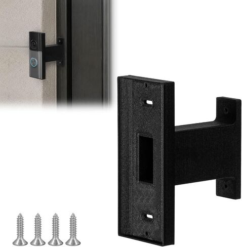 Doorbell Extender Mount Compatible with Ring Wired Doorbell Pro Gen3 & Plus 2025 Model, Doorbell Mounting Bracket for Narrow Door Frame, 2.5/3.5 Inch Depth, 3D Printed PETG-CF (3.5-Inch Depth) in Kuwait
