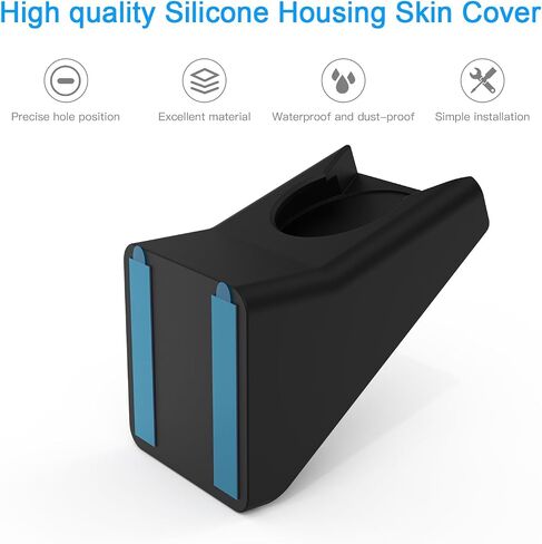MSAFF® Window Mount for Ring Indoor Cam 1st/2nd Gen, 20° Tilt Bracket | Tool-Free Adhesive Mounting For Windows And Offices, Compact Design Perfect For Secure Front Yard And Driveway Camera Viewing in Kuwait