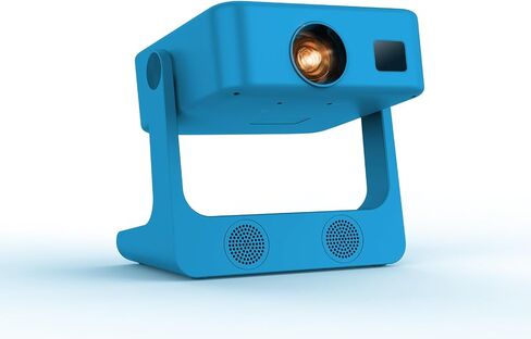 Outdoor-Projector-4K [Built-in Google TV/180°Rotatable Stand/Voice Control/E-Focus],Sovboi Smart-Movie-Projector with WiFi6 and Bluetooth, 2500 Brightness Portable-Proyector for 10,000+ Streaming Apps in Kuwait
