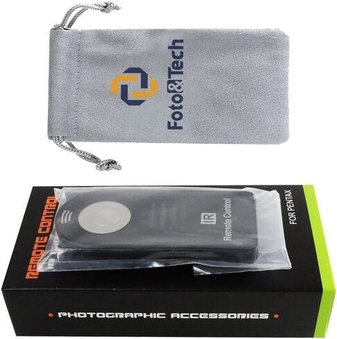Foto&Tech IR Wireless Shutter Release Remote Control Compatible with PENTAX Q PENTAX DSLR 645Z 645D K-5 II K-5 II s K-1 K-3 II K-3 K-50 K-30 K-S2 K-S1 Q-S1 K-500 X-5 K-m K-5 K-7 in Kuwait