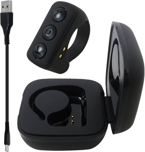 Camera Shutter Remote Ring, Wireless for TIK*Tok Scrolling Controller for iOS and for iPad - Black in Kuwait