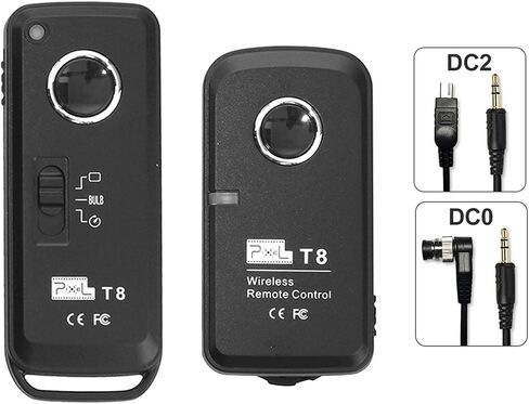 Camera Remote Control Wireless Shutter Release for Nikon DC2/DC0 Compatible with Nikon Df, Z6, Z7, Z7II, D7500, D7100, D5600, D5500, D5300, D3300, D3200, D3100, D850, D810, D750, Coolpix A in Kuwait
