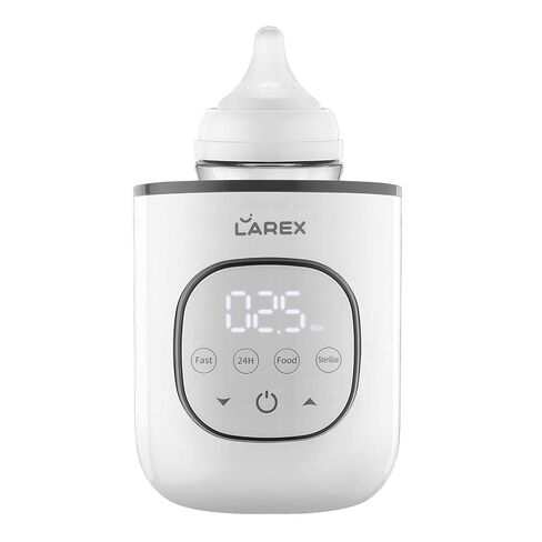 LAREX Bottle Warmer, Fast Baby Bottle Warmer for Breastmilk and Formula, with Timer and Accurate Temp Control, 8 in 1 Baby Milk Warmer BPA Free with Digital Display, Bottle Warmers for All Bottles | 8 in 1 Baby Milk Warmer BPA Free with Digital Display, T in Kuwait