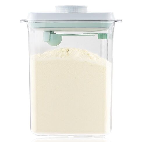 Formula Container to Go- 1700ml Pop Top Milk Powder Container, BPA-Free Airtight Formula Dispenser with Scoop and Scraper, 21OZ, 1.32LB, 600g, Clear in Kuwait