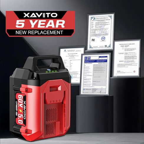 XAVITO Replacement for Toro 60V Battery 5.0Ah, New Upgraded 2X Longer Runtime, for Toro 60V MAX Flex-Force Lithium-Ion Battery 88620 88625 88640 88650 88660 88675 66810 in Kuwait