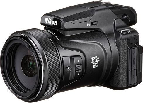 Nikon P1100 3000mm Zoom Camera 125x Optical 4K UHD Bundle with Replacement Battery + Charger EN-EL20 + Cleaning Kit + Flexible Vlogging Tripod + 64GB Memory Card + Backpack + More in Kuwait