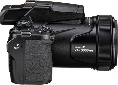 Nikon P1100 3000mm Zoom Camera 125x Optical 4K UHD Bundle with Replacement Battery + Charger EN-EL20 + Cleaning Kit + Flexible Vlogging Tripod + 64GB Memory Card + Backpack + More in Kuwait