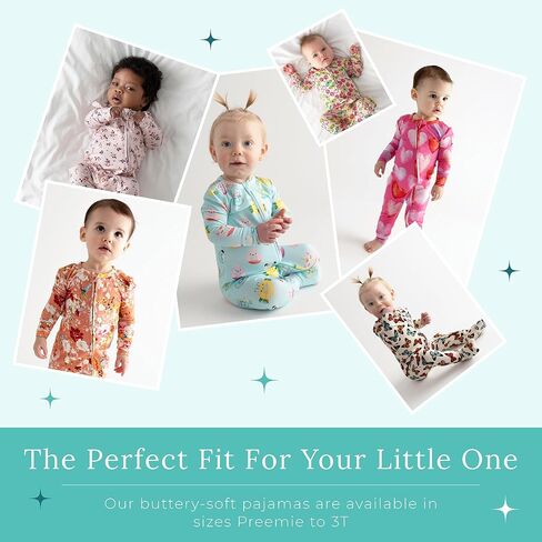 Posh Peanut Girls Convertible Baby Sleepers, Toddlers Footless Pajamas | True To Size Fit With 2-Way Zipper, Convertible Mittens/Footies With Grips, Tagless Gentle Comfort, Easy Care Wash in Kuwait