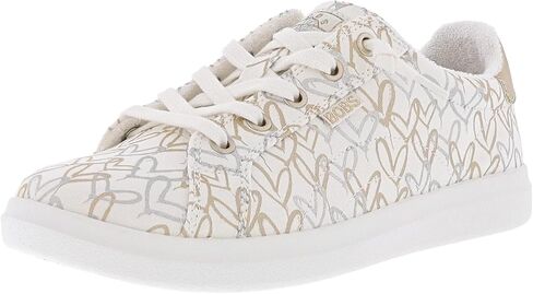 Skechers BOBS D'Vine-Bright Crown Women's Slip On, 7 B(M) US, White-Gold in Kuwait