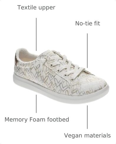 Skechers BOBS D'Vine-Bright Crown Women's Slip On, 7 B(M) US, White-Gold in Kuwait
