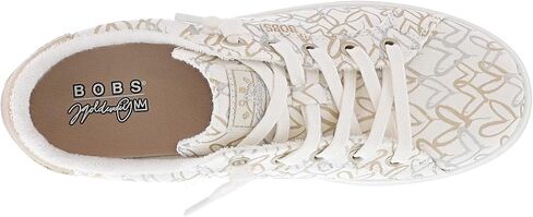 Skechers BOBS D'Vine-Bright Crown Women's Slip On, 7 B(M) US, White-Gold in Kuwait