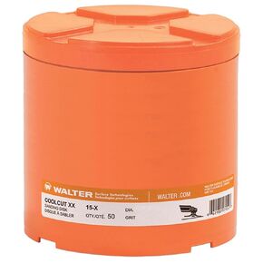 Walter 15X453B COOLCUT XX Sanding Disc - [Pack of 50] 36 Grit, 4-1/2 in. Cyclone Technology Abrasive Disc with Ceramic Blend. Sanding Tools in Kuwait