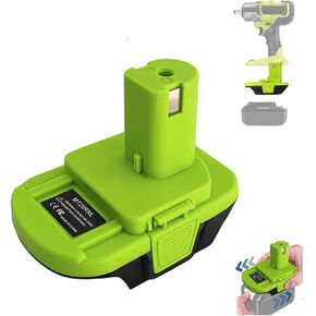 DM18RL for Dewalt/Milwauke to for Ryobi Battery Adapter w/USB Port | Replace for Ryobi 18V Battery, Convert for Dewalt 20V & Milwauke M18 18V Battery to for Ryobi 18V Power Tools (No Battery) in Saudi Arabia