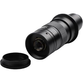 Industrial C-Mount Microscope Lens 0.7-4.5X Adjustable Monocular Zoom for Microscope Camera, 10X-180X PCB and LCD Inspection Applications(120X) in Kuwait