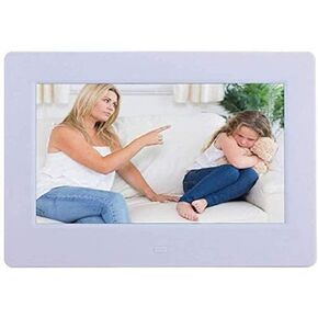 Hd Led Digital Picture Frame 7 Inch Digital Photo Frame, Timer Switch Electronic Photo Frame (White(IPS)) (White(hd)) in Saudi Arabia