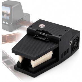 Electric Film Anti-Static Dust Remover, 135/120 Negative Cleaning Brush, Ionizer-Assisted Airflow and Four Brushes, Built-in Plasma Static Eliminator, for Black & White Negatives, Slide Film in Saudi Arabia