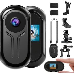 Mini Body Camera 1080P, Thumb Size Wearable Action Body Cam with Magnetic Clip - Portable POV Body Worn Camera for Outdoor Security, Travel, Sports in Saudi Arabia