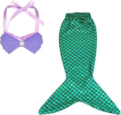 XISAOK Realistic Oceanid Tail Baby Photoshoot Outfit Easy Wear Permanent Elastane Substance For Infant Photography Fast Change Baby Oceanid Clothing in Kuwait