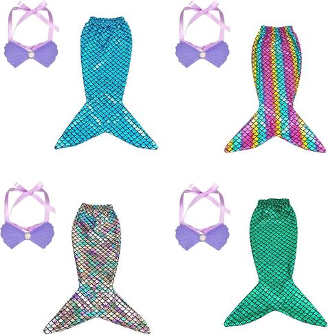 XISAOK Realistic Oceanid Tail Baby Photoshoot Outfit Easy Wear Permanent Elastane Substance For Infant Photography Fast Change Baby Oceanid Clothing in Kuwait