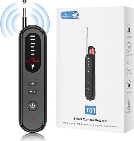 Smart Camera Detector- Multi-Function Hidden Camera Detectors and Bug Detector,GPS Hidden Camera Detector, Rf Wireless Signal Scanner, Camera Detector for Hotels, Home, Office in Kuwait