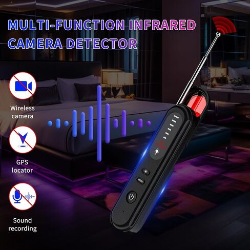 Smart Camera Detector- Multi-Function Hidden Camera Detectors and Bug Detector,GPS Hidden Camera Detector, Rf Wireless Signal Scanner, Camera Detector for Hotels, Home, Office in Kuwait