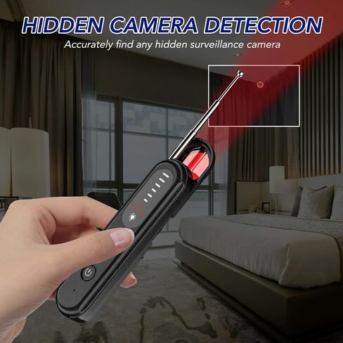 Smart Camera Detector- Multi-Function Hidden Camera Detectors and Bug Detector,GPS Hidden Camera Detector, Rf Wireless Signal Scanner, Camera Detector for Hotels, Home, Office in Kuwait