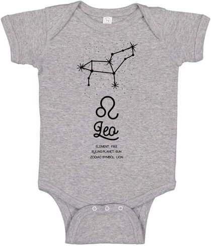TATY Kids Leo Zodiac Sign Baby Infant Bodysuit in Kuwait