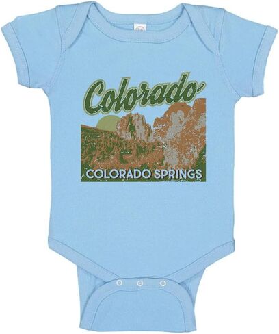 TATY Kids Vacation Colorado Springs Colorado Baby Infant Bodysuit in Kuwait