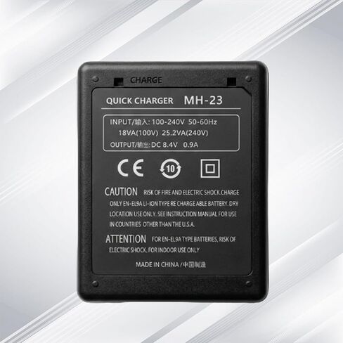 MH-23 EN-EL9 EN-EL9a Quick Battery Charger Compatible with Nikon D40 D40X D60 D3000 D5000 Digital SLR Cameras in Kuwait