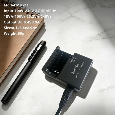 MH-23 EN-EL9 EN-EL9a Quick Battery Charger Compatible with Nikon D40 D40X D60 D3000 D5000 Digital SLR Cameras in Kuwait