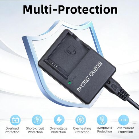 DE-A65 Charger for DMW-BCG10 DMW-BCG10E DMW-BCG10PP Battery Compatible with Panasonic Lumix DMC-TZ10 TZ19 TZ20 TZ6 TZ7 TZ8, DMC-ZR1 ZR3, DMC-ZS1 ZS3 ZS5 ZS6 ZS7 ZS8 ZS10 ZS20, DMC-ZX1 ZX3 in Kuwait