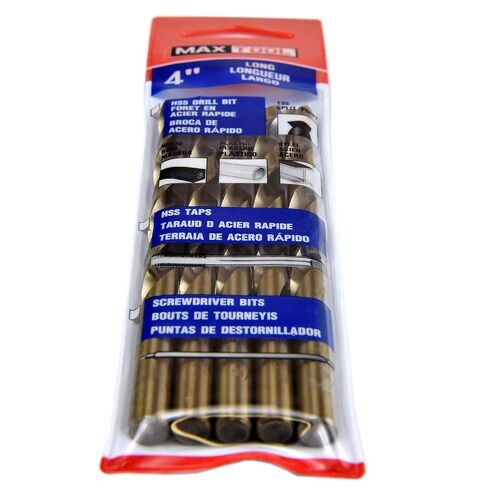 MAXTOOL 5/16" 5PCs Identical Cobalt Jobber Length Drill Bits HSS M35 Twist Drill Bits Fully Ground Golden Straight Shank Drills; JBF35G10R20E5 in Kuwait