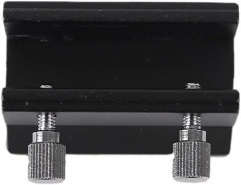 Telescope Finderscope Dovetail Mount Adapter Plate, 32mm Slot Aluminum Alloy Finder Bracket with Screw 80DX 80EQ 127SLT 8SE Optical Tube, Black in Kuwait