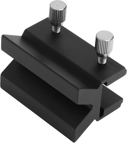 Telescope Finderscope Dovetail Mount Adapter Plate, 32mm Slot Aluminum Alloy Finder Bracket with Screw 80DX 80EQ 127SLT 8SE Optical Tube, Black in Kuwait