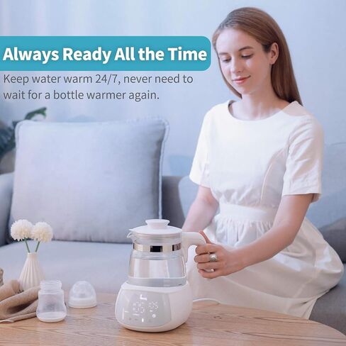 Temperature Control Water Kettle, Instant Water Warmer for Baby Formula, Keep Warm 24/7 Water Dispenser Baby Bottle Maker Formula Machine Ideal for Night Feeding & Formula Prep, BPA Free in Kuwait