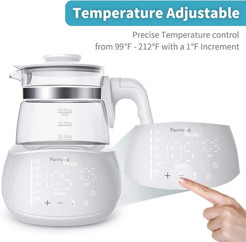 Temperature Control Water Kettle, Instant Water Warmer for Baby Formula, Keep Warm 24/7 Water Dispenser Baby Bottle Maker Formula Machine Ideal for Night Feeding & Formula Prep, BPA Free in Kuwait