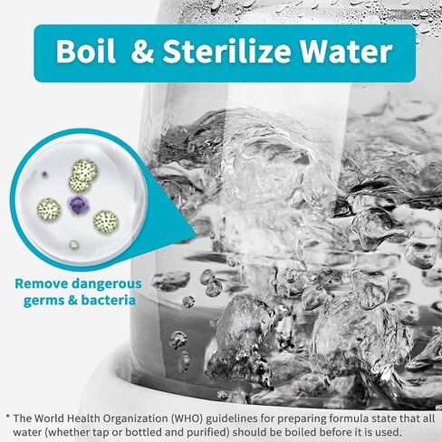 Temperature Control Water Kettle, Instant Water Warmer for Baby Formula, Keep Warm 24/7 Water Dispenser Baby Bottle Maker Formula Machine Ideal for Night Feeding & Formula Prep, BPA Free in Kuwait